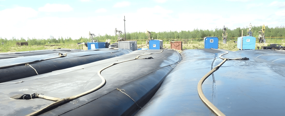 Откачка в геотубы