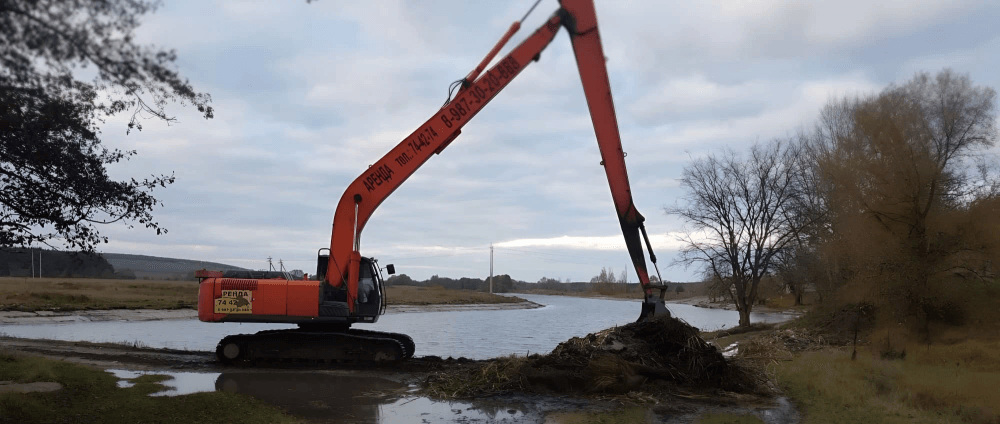 Очистка прудов-накопителей