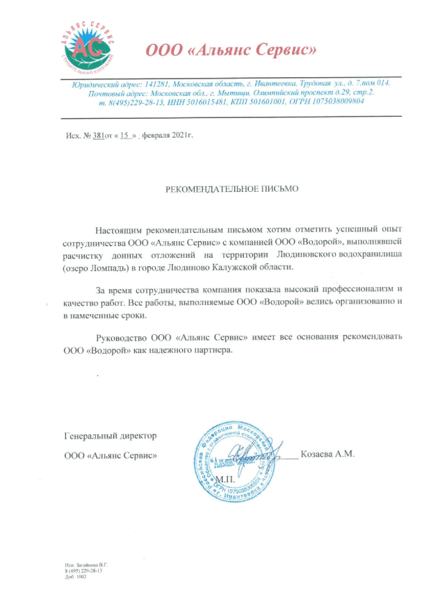 А.М. Козаева - ООО «Альянс Сервис»