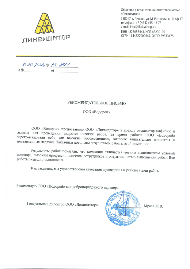 М.В. Мраев - ООО «Ликвидатор»