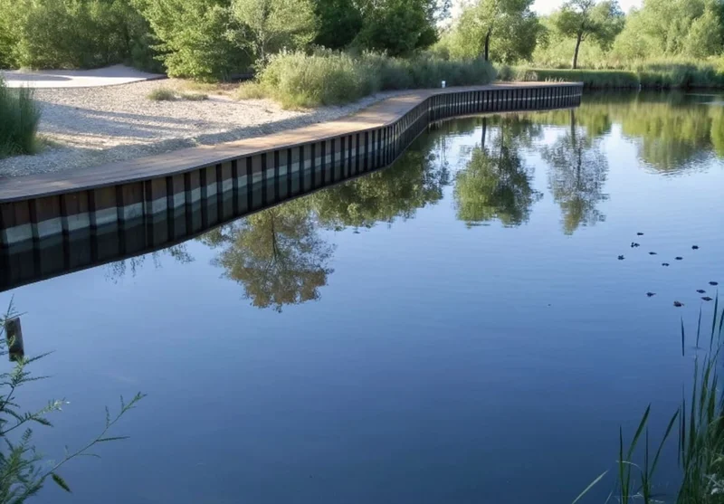 Инновационные методы укрепления берегов промышленных водоемов